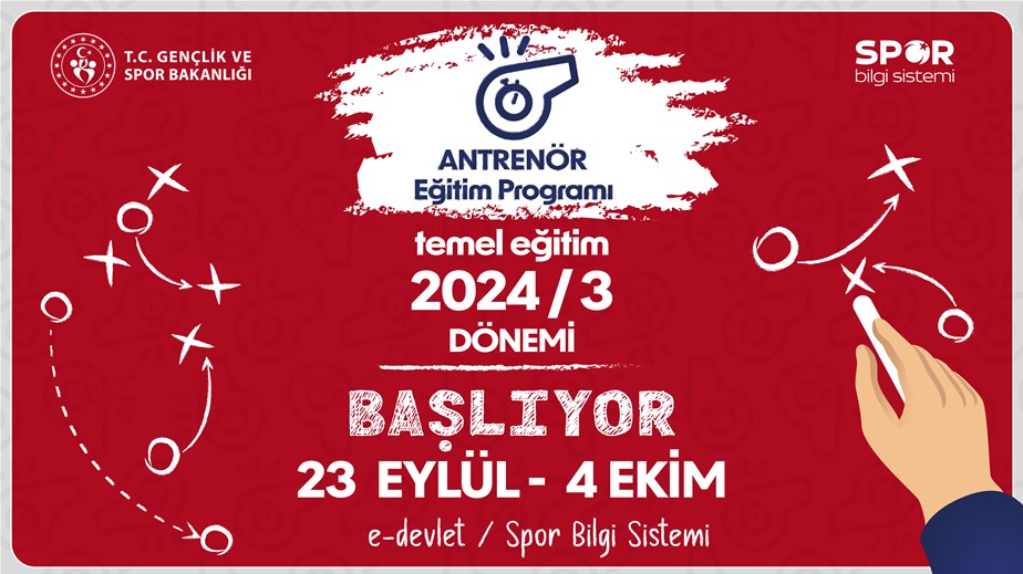 2024/3 TEMEL EĞİTİM PROGRAMI BAŞVURULARI