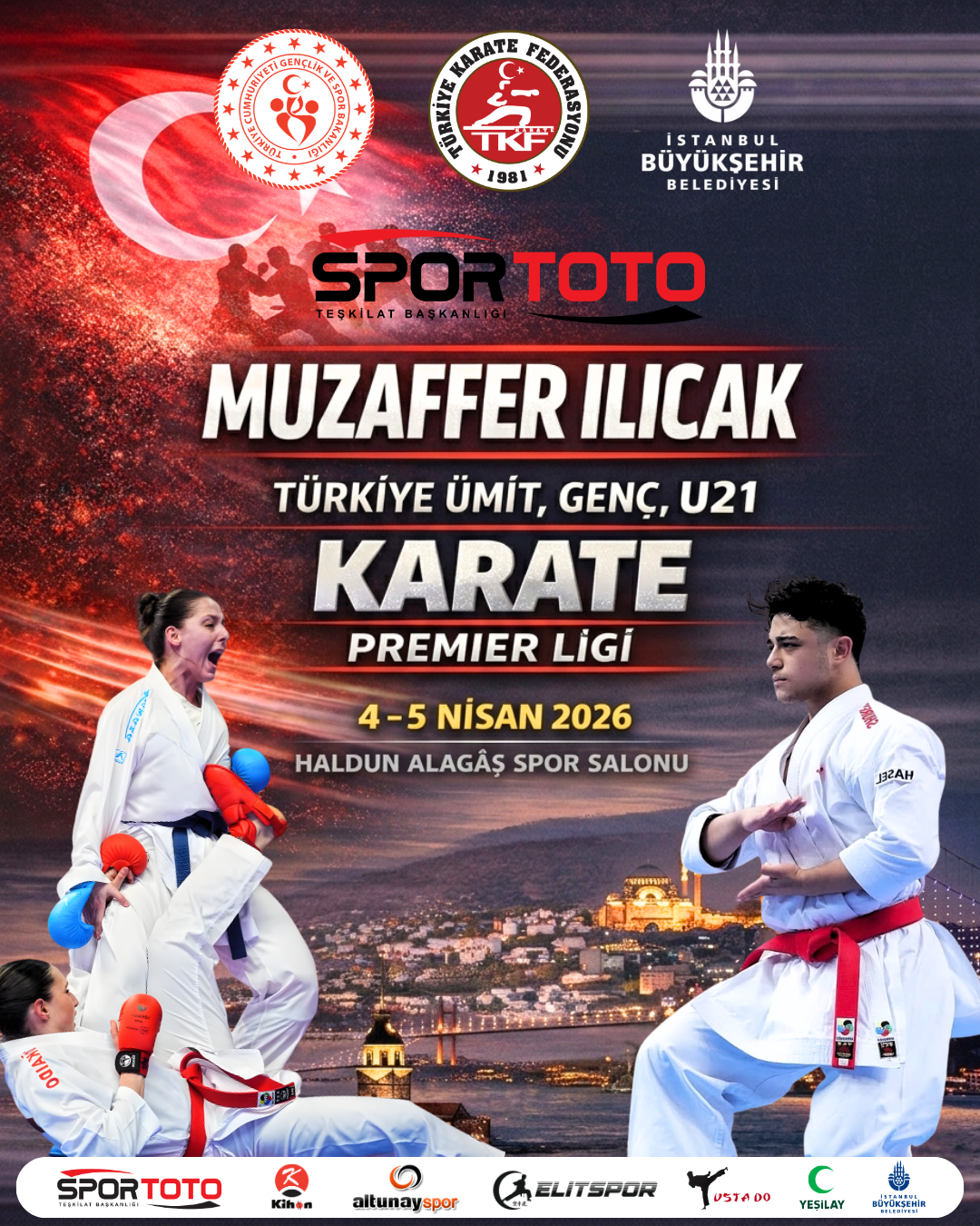 SPORTOTO MUZAFFER ILICAK TÜRKİYE ÜMİT, GENÇ, U21 KARATE PREMİER LİGİ